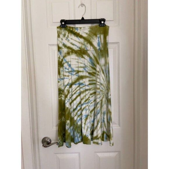 Green Tie-dyed shirt (Large) - Picture 2 of 3